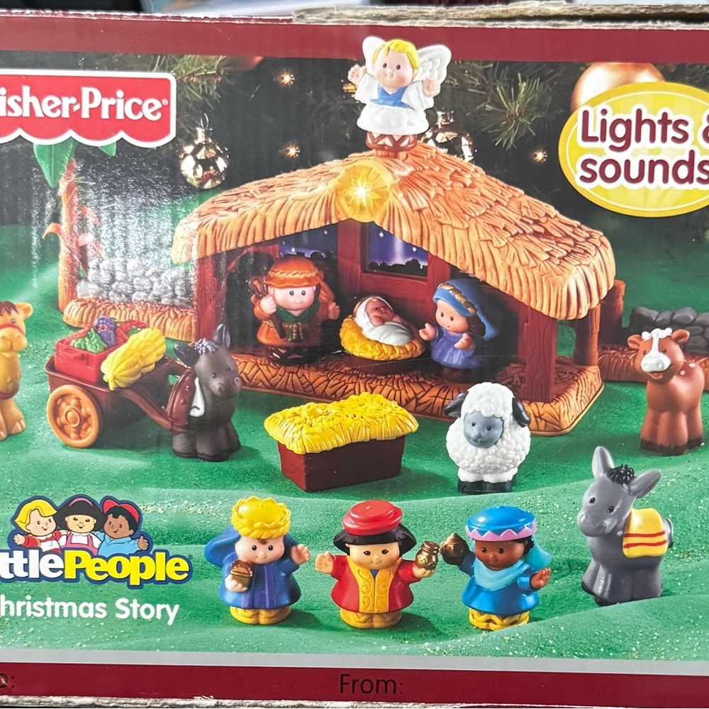 Fisher-Price Little People Nativity Playset with Lights and Sounds